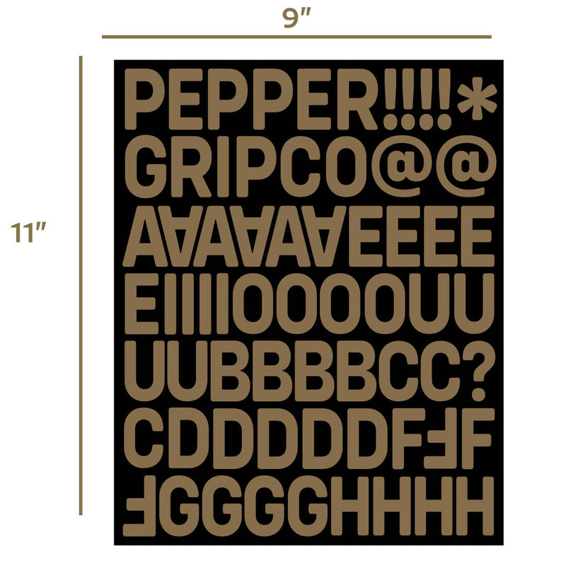 PEPPER ALPHANUMERIC CUSTOM GRIP KIT