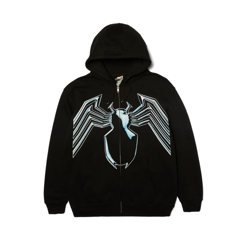 HUF X MARVEL VENOM ZIP HOODIE