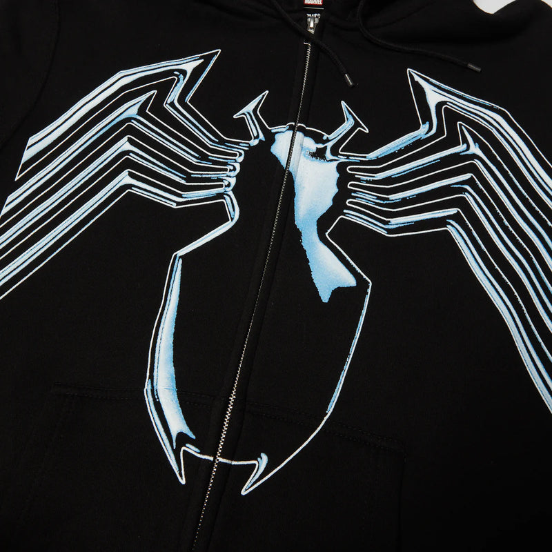 HUF X MARVEL VENOM ZIP HOODIE