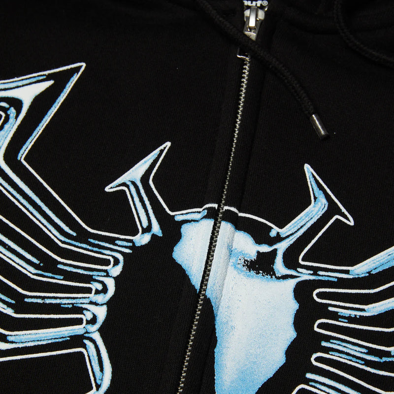 HUF X MARVEL VENOM ZIP HOODIE