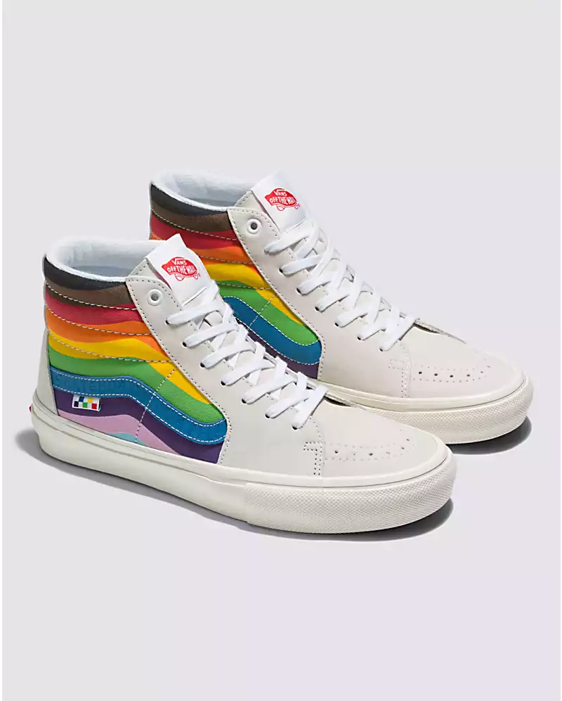 VANS SKATE SK8-HI PRIDE SHOES