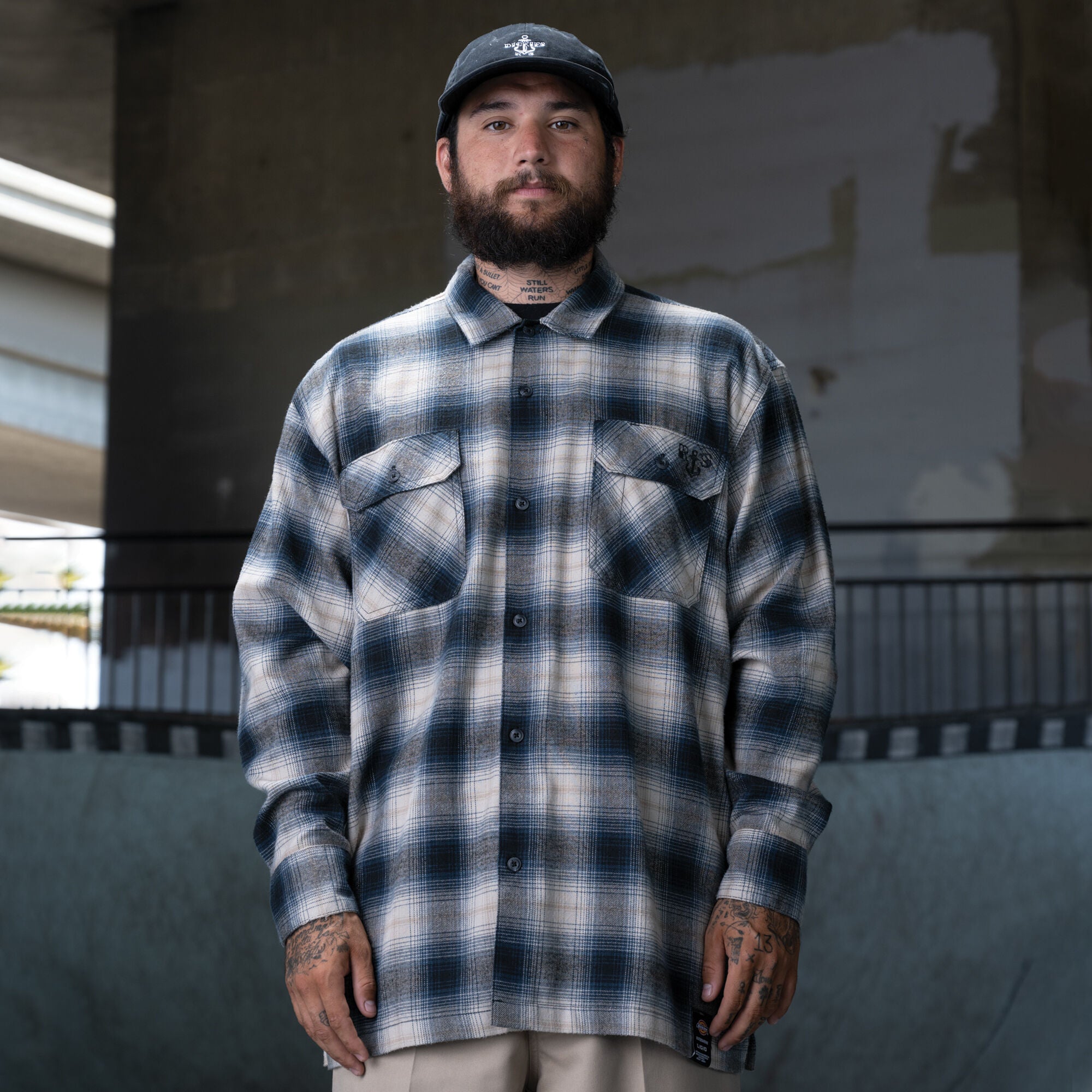 DICKIES RONNIE SANDOVAL BRUSHED FLANNEL SHIRT — Modern Skate & Surf