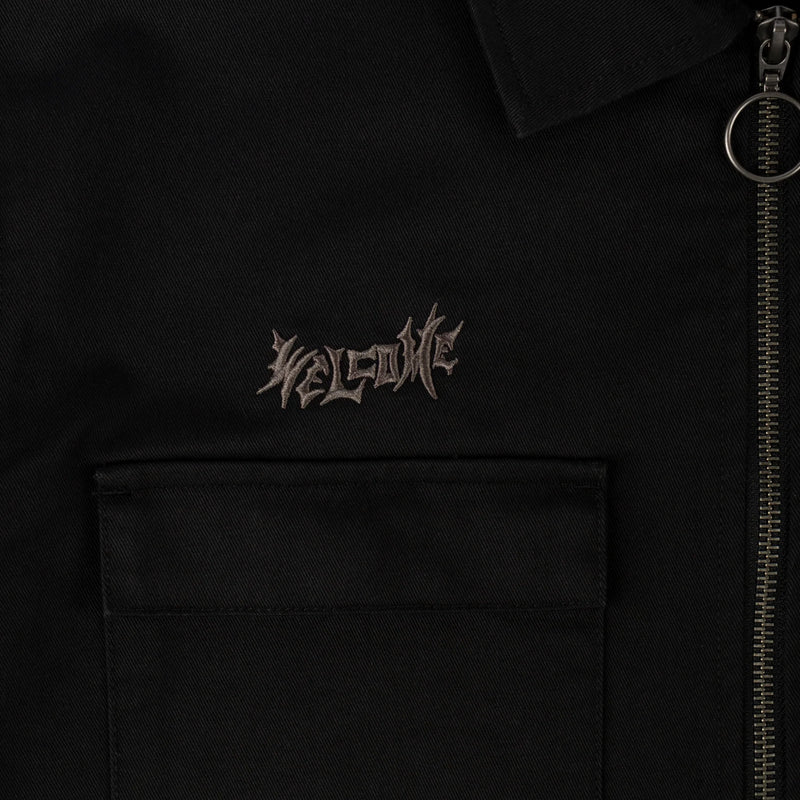 WELCOME SKATEBOARDS RUINER TWILL ZIP LS MENS SHIRT