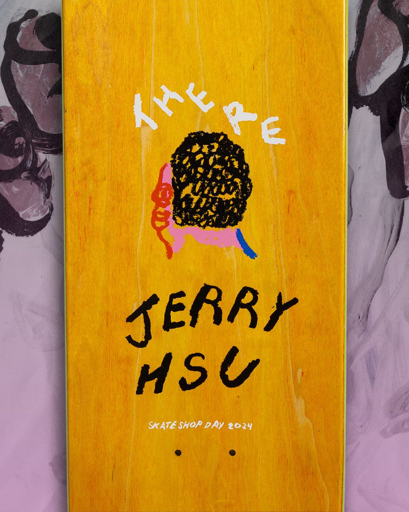 THERE ILYSM JERRY HSU GUEST SSD LTD. SKATEBOARD DECK