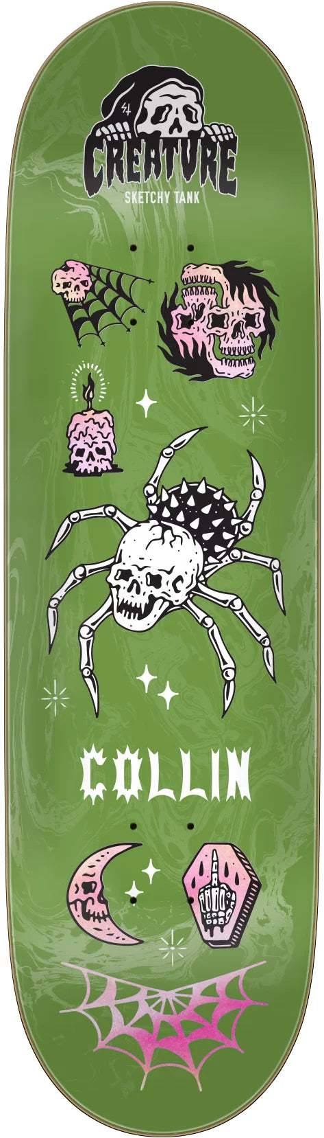 CREATURE TRIPPY TANKS VX SKATEBOARD DECK