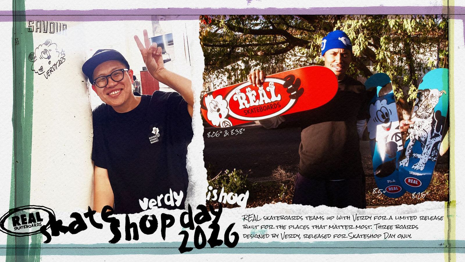 REAL SSD 2026 VERDY DECK — Modern Skate & Surf