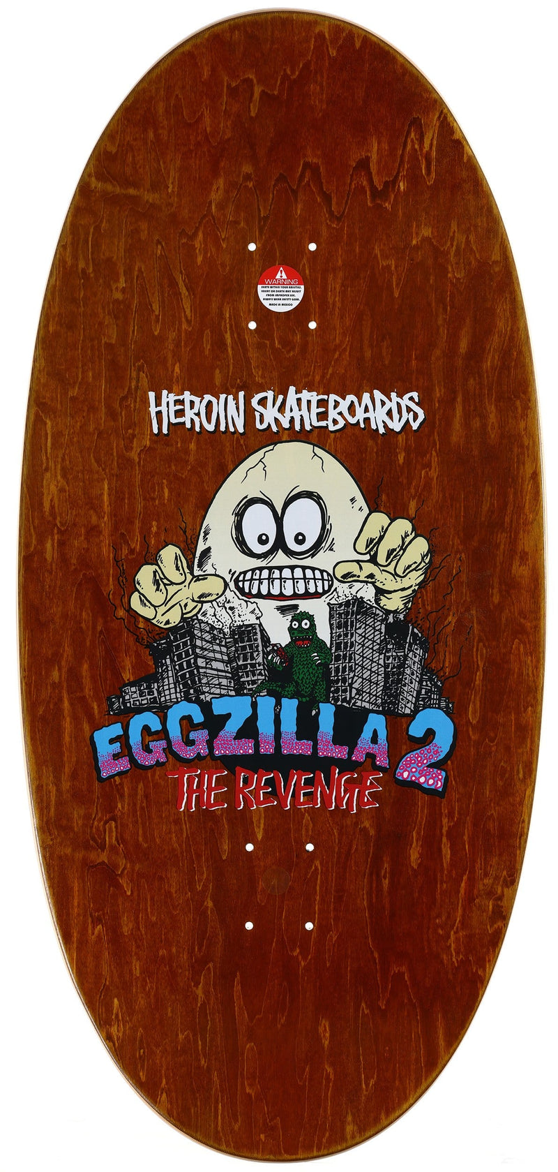 HEROIN SKATEBOARDS EGGZILLA 2 DECK