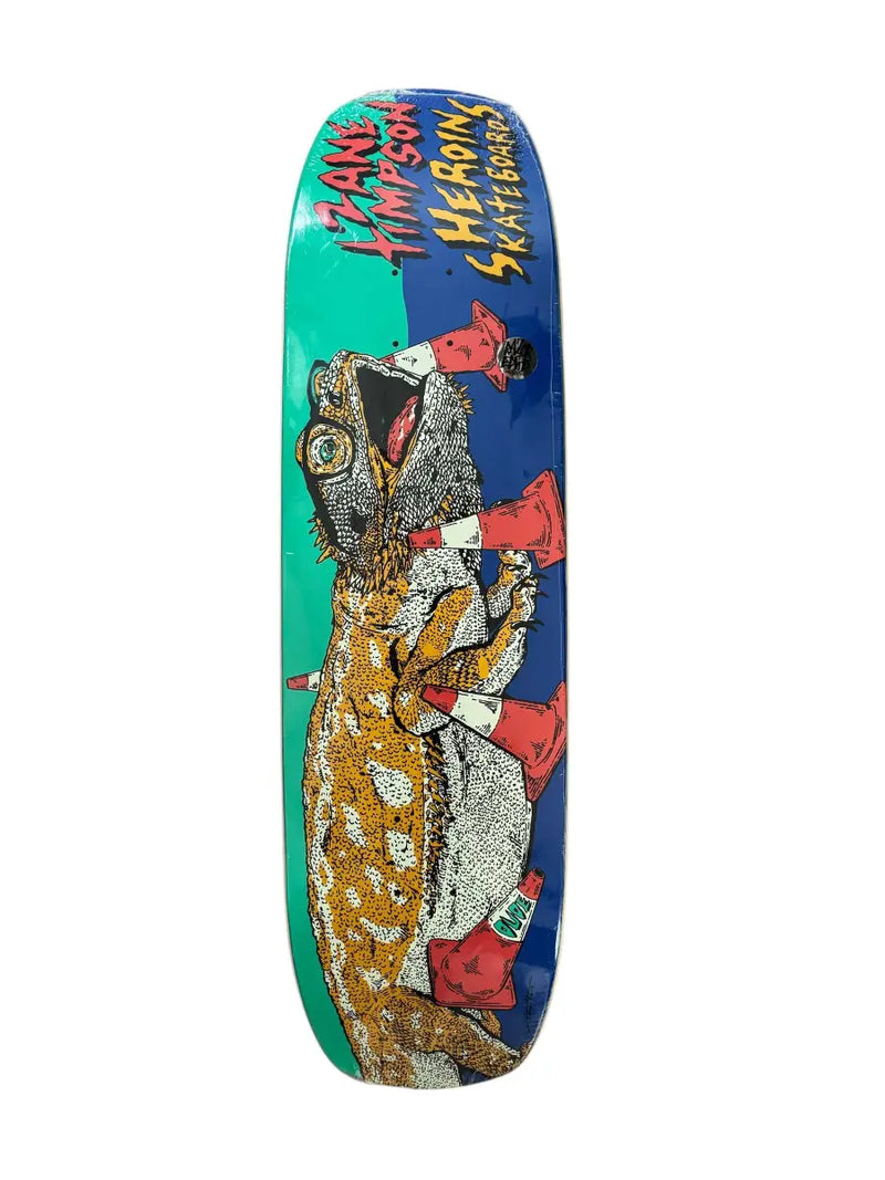 HEROIN SKATEBOARDS ZT DUDE SYM DOUBLE SHOVEL DECK