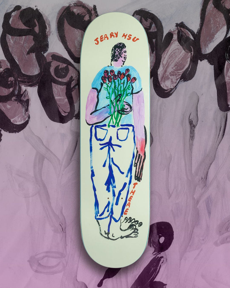 THERE ILYSM JERRY HSU GUEST SSD LTD. SKATEBOARD DECK