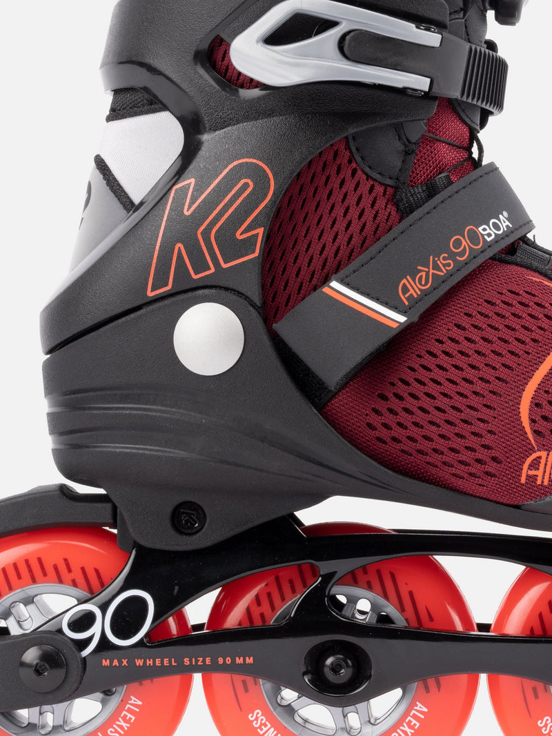 K2 ALEXIS 90 BOA WOMEN'S INLINE SKATES
