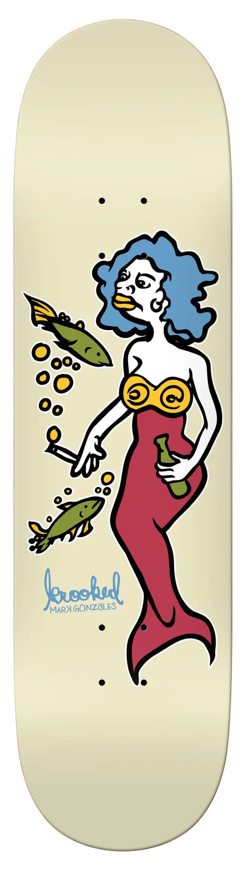 KROOKED MERMAID SKATEBOARD DECK