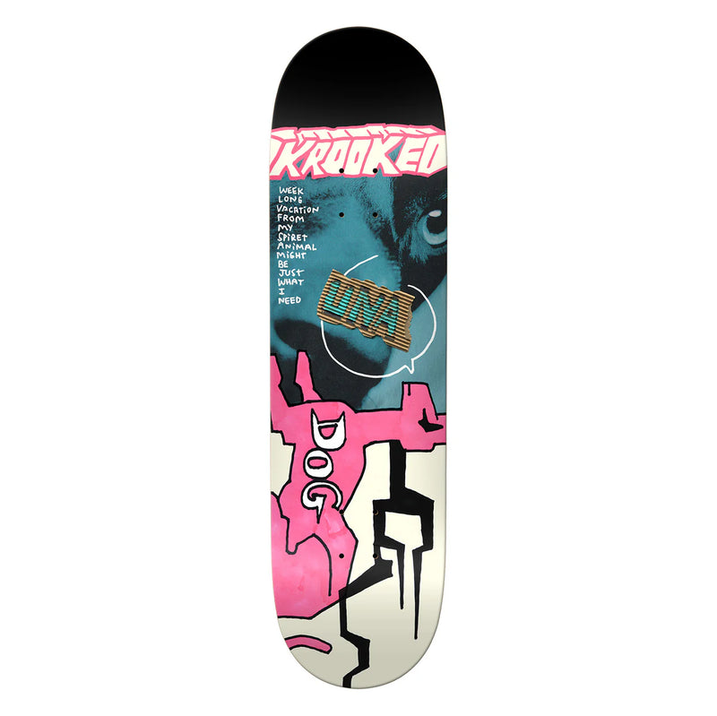 KROOKED SPIRET ANIMAL SKATEBOARD DECK