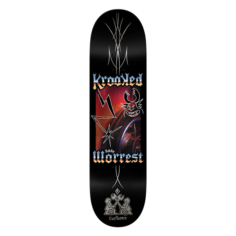 KROOKED CHARM SLICK SKATEBOARD DECK