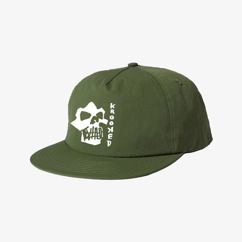 KROOKED SKULLS SNAPBACK CAP