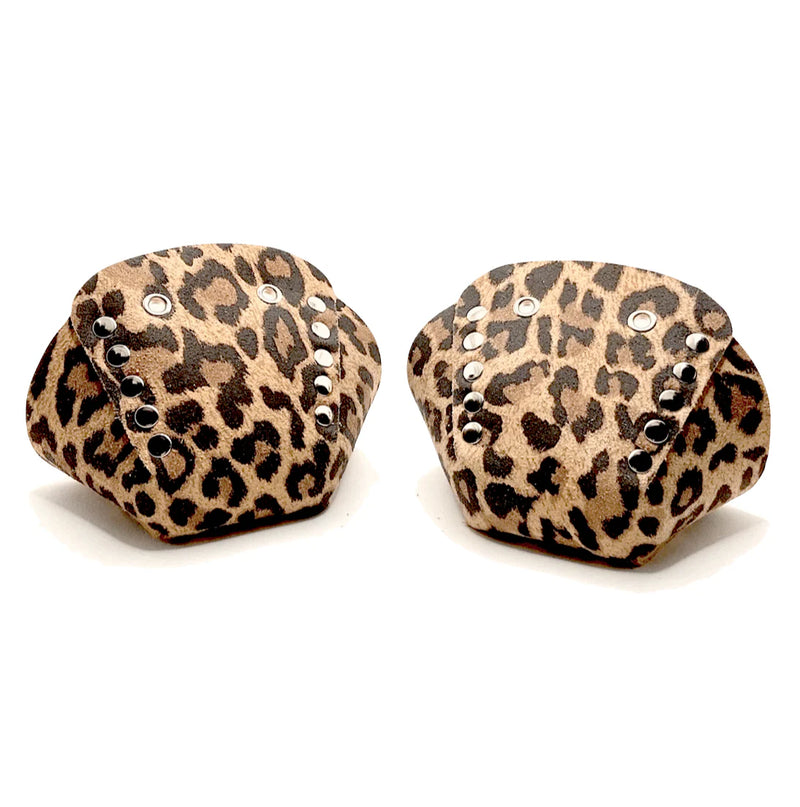 ROLLER STUFF LEOPARD LEATHER TOE CAPS
