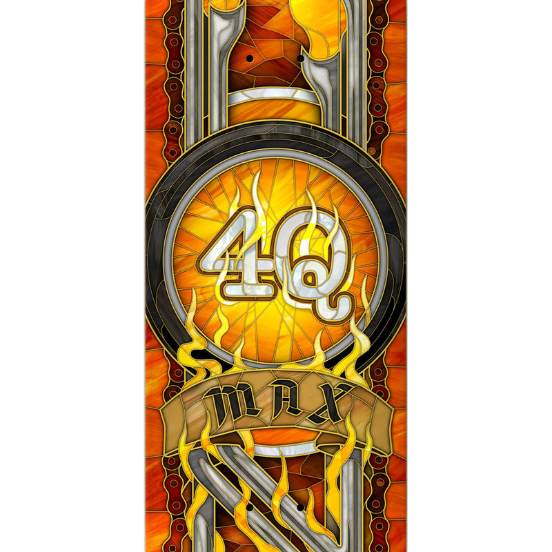 REAL 4Q CATHEDRAL SKATEBOARD DECK