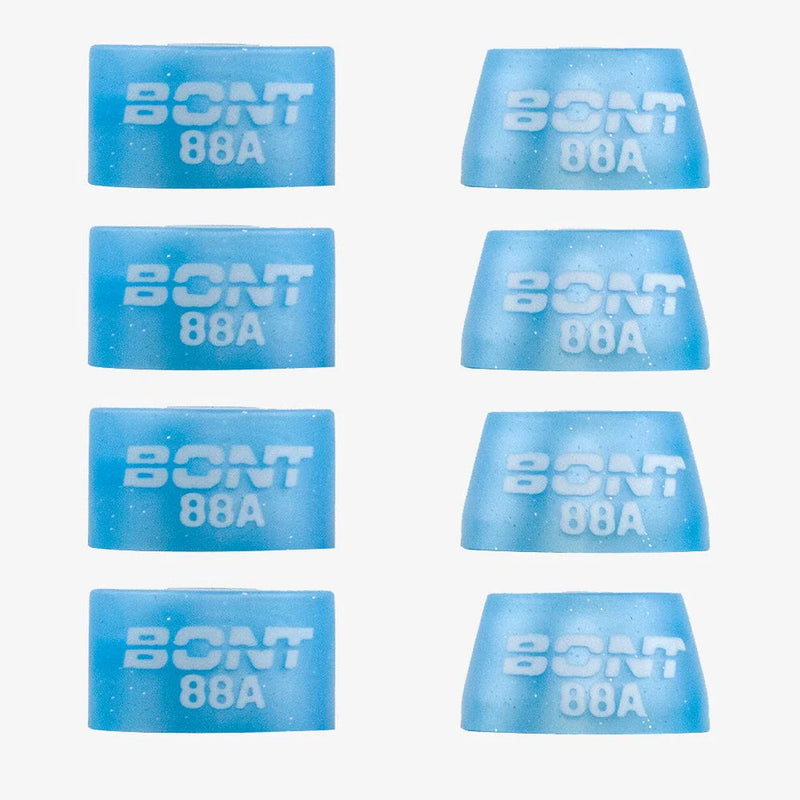 BONT ROLLER SKATE QUAD CUSHIONS-88A-8 PACK