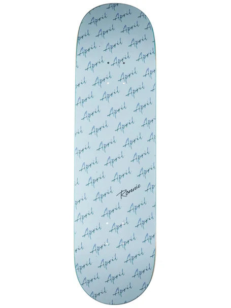 APRIL SCRIPT LOGO DECK