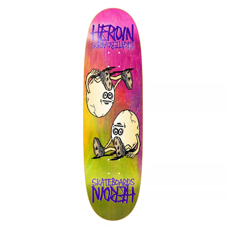 HEROIN SYMMETRICAL EGG SKATEBOARD DECK