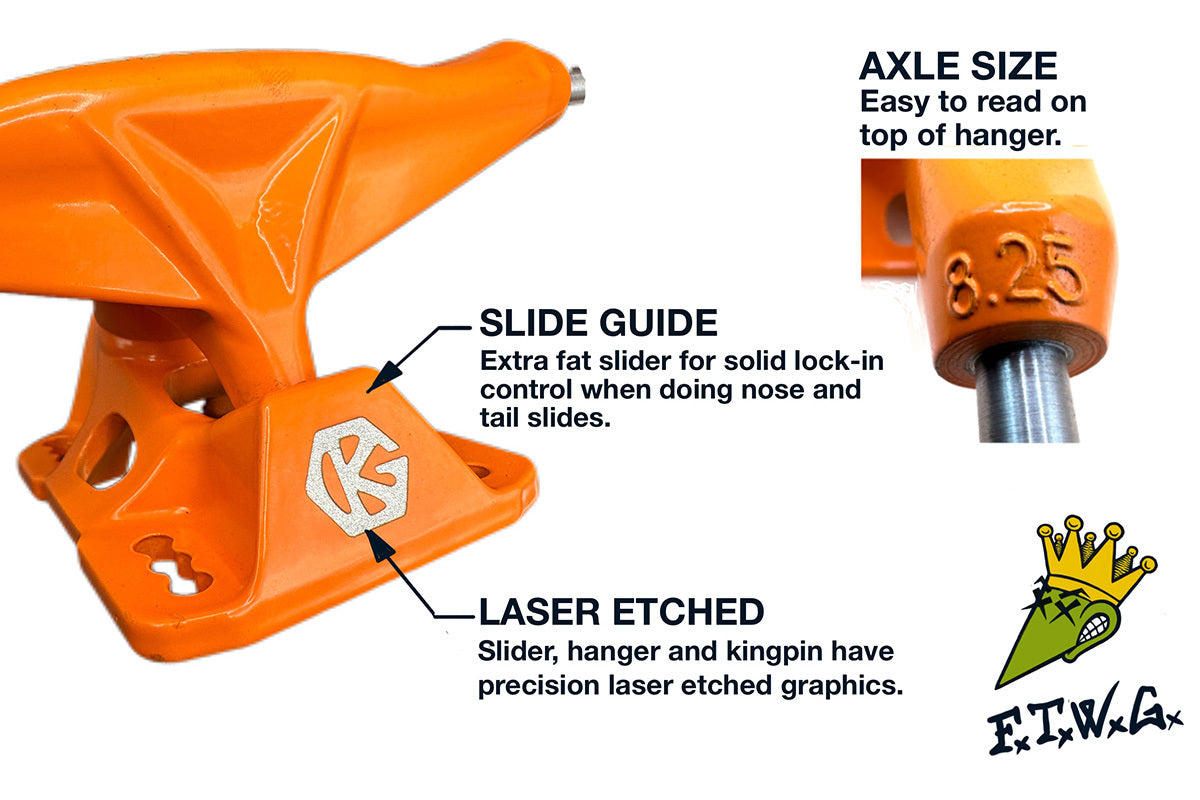 GRIND KING LOCKER SKATEBOARD TRUCKS — Modern Skate & Surf