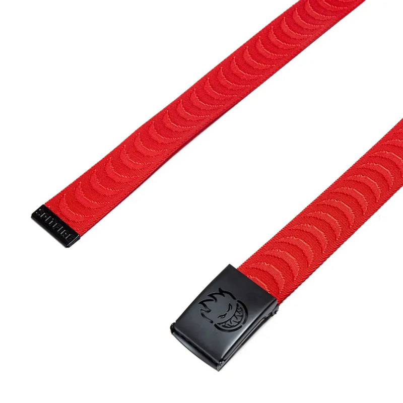 SPITFIRE CUT OUT JACQUARD SWIRL WEB BELT