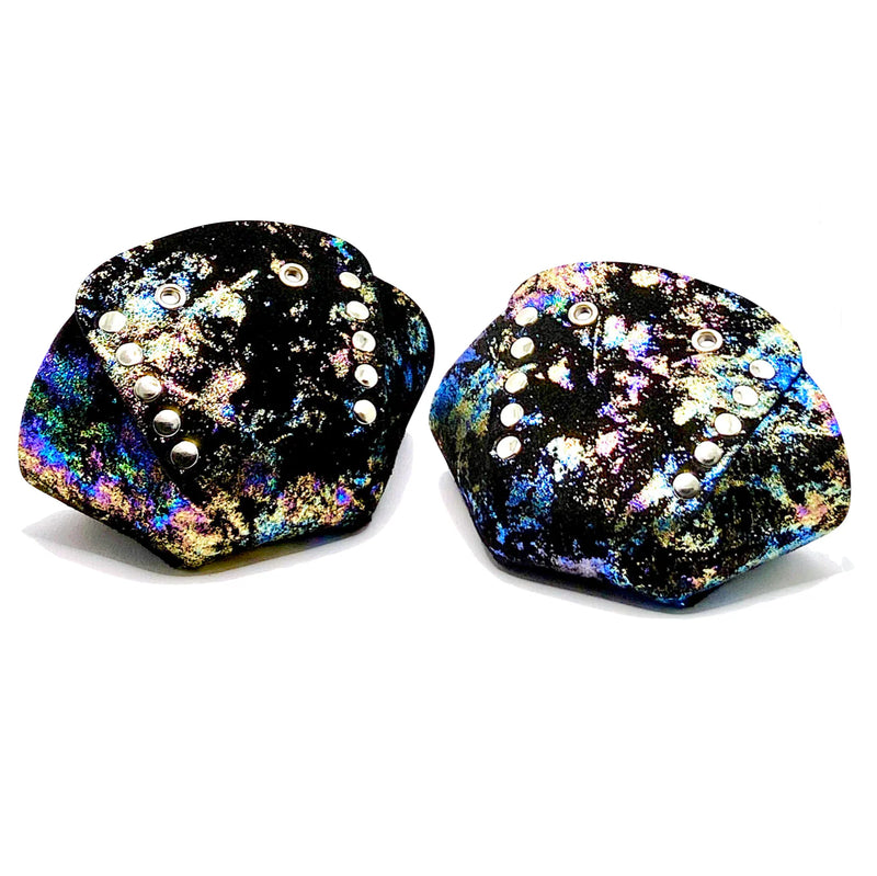 ROLLER STUFF GLITTER SUEDE TOE CAPS