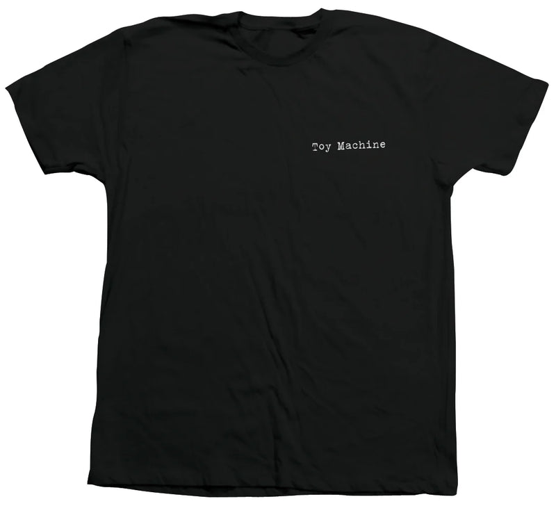 TOY MACHINE CHARRED CROSS TEE