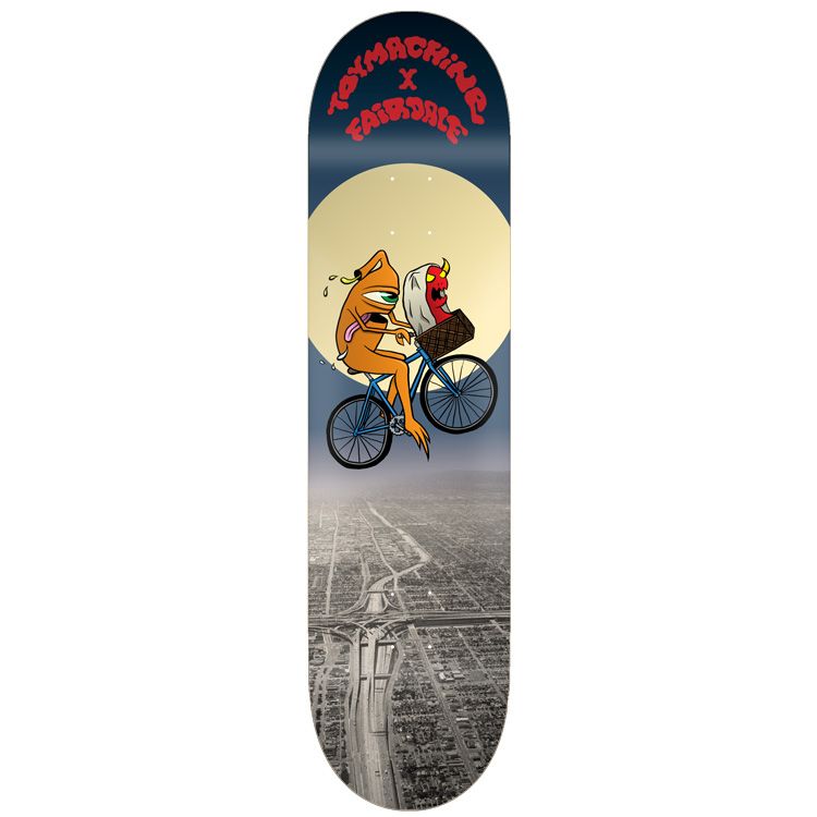 TOY MACHINE X FAIRDALE BIKES SKATEBOARD DECK