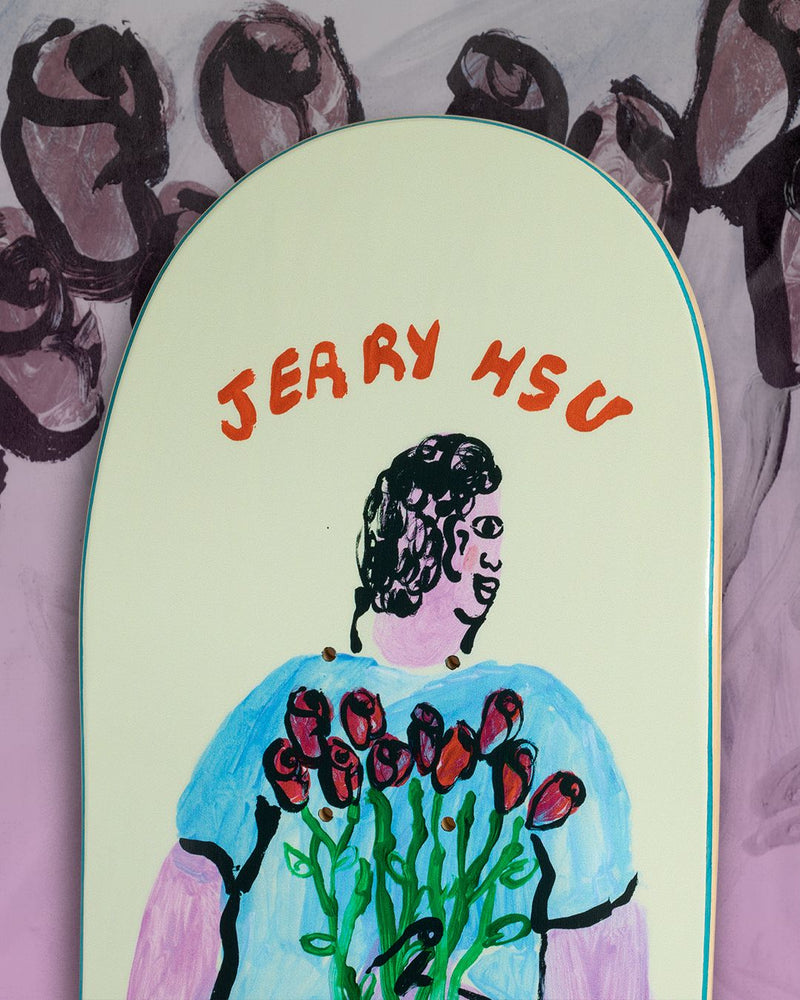 THERE ILYSM JERRY HSU GUEST SSD LTD. SKATEBOARD DECK