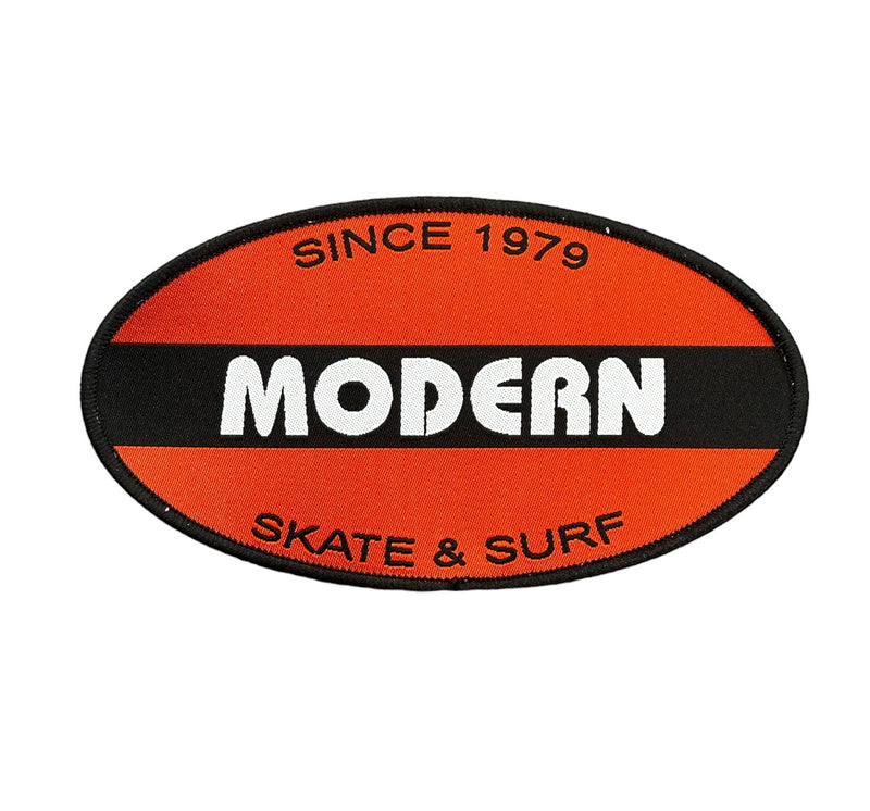 MODERN SKATE & SURF OVAL PATCH