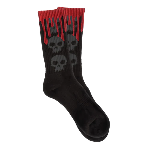 ZERO 3 SKULL BLOOD SOCKS