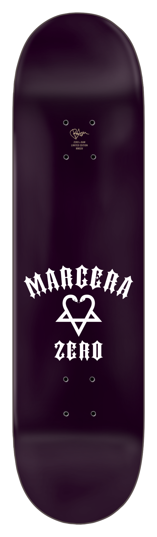 ZERO X BAM AMERICAN ZERO SKATEBOARD DECK