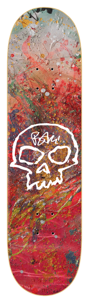 ZERO X BAM SINGLE SKULL SKATEBOARD DECK — Modern Skate & Surf