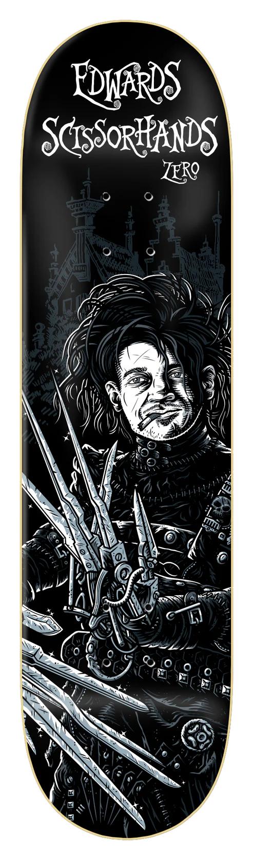 ZERO SCISSOR-HANDS SKATEBOARD DECK