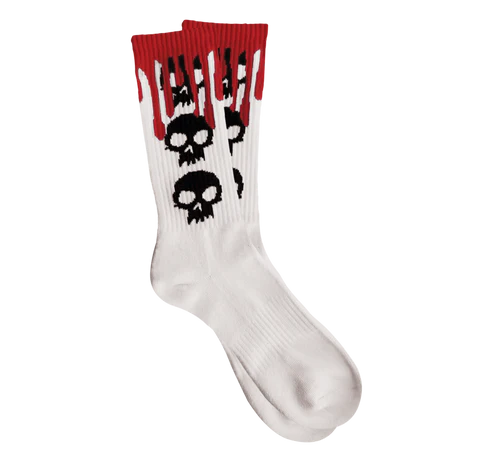 ZERO 3 SKULL BLOOD SOCKS