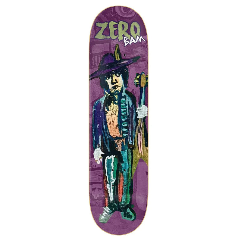 ZERO X BAM MUSIC MAN SKATEBOARD DECK