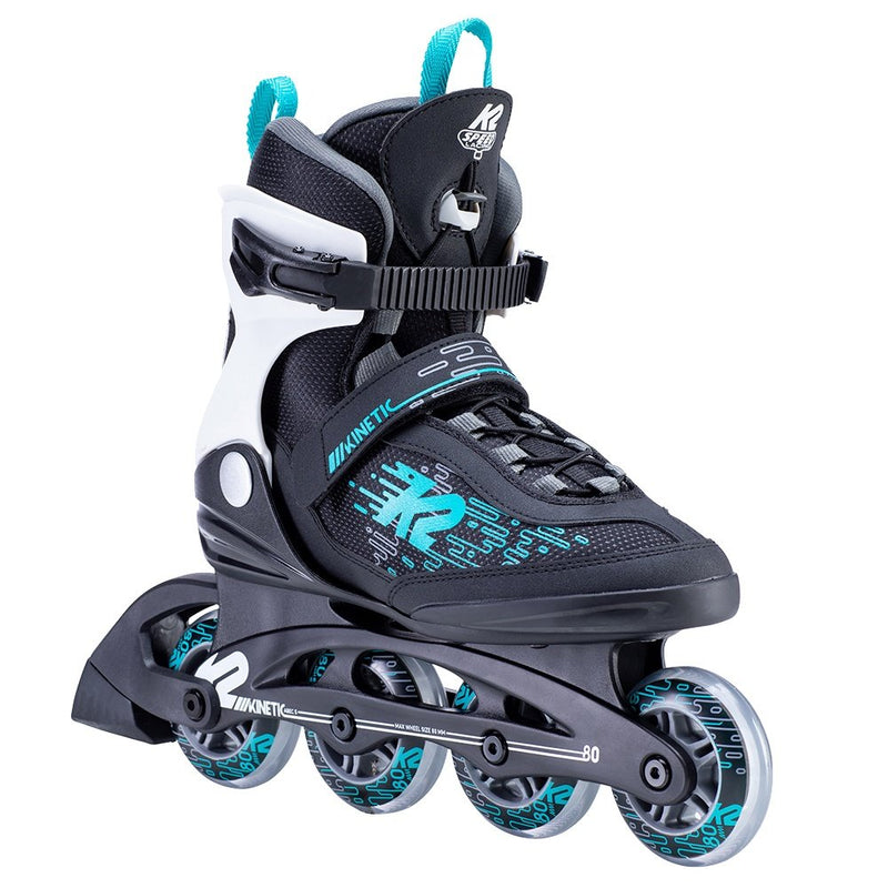 K2 Kinetic 80 Pro Women's Inline Skate 2021 Black/Blue/White