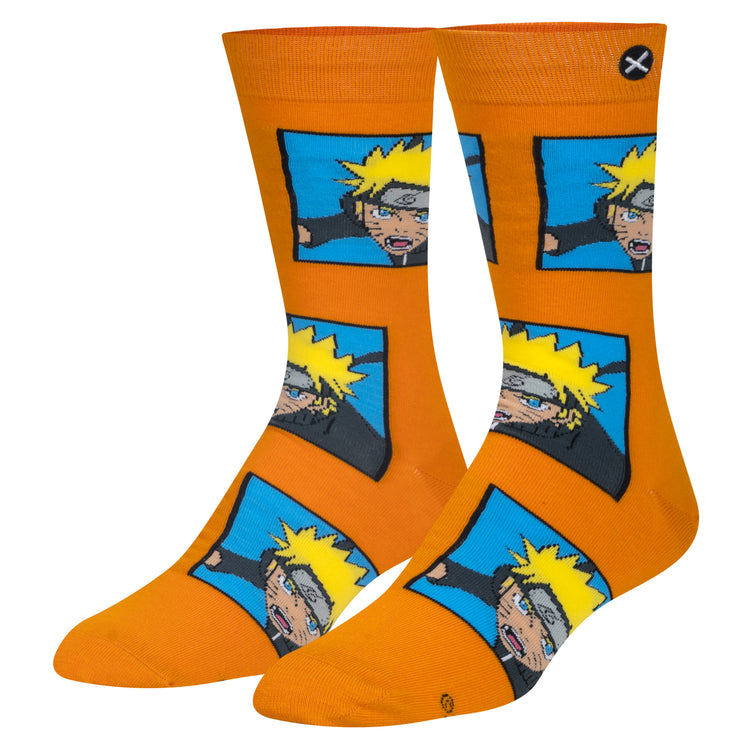 ODD SOX NARUTO HEADS SOCKS