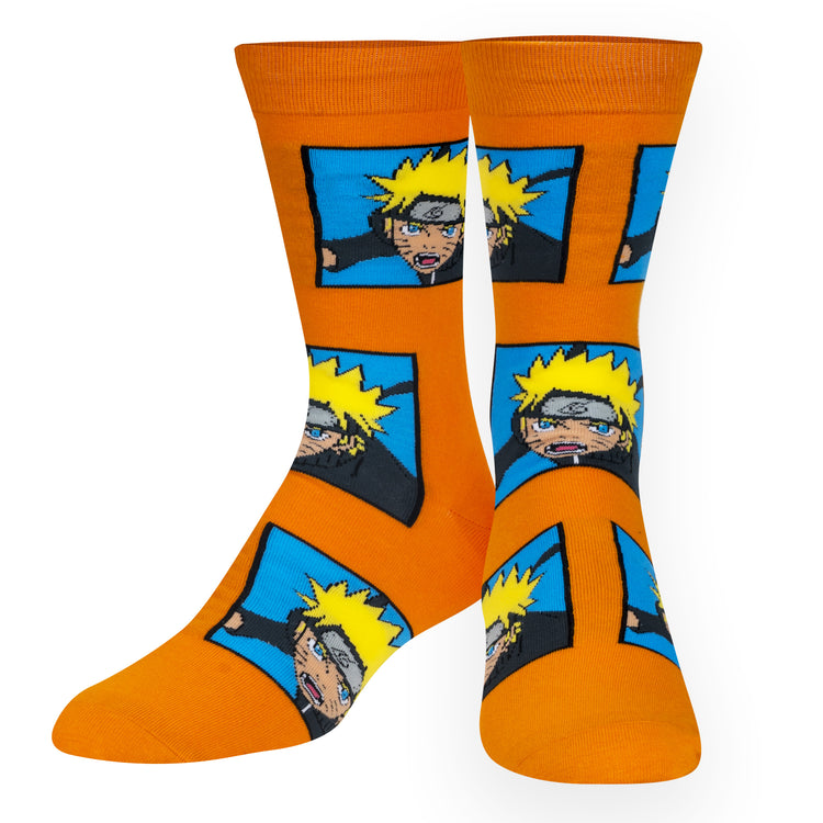 ODD SOX NARUTO HEADS SOCKS