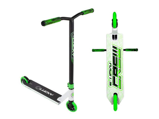 Lucky Crew Pro Scooter - White/Green