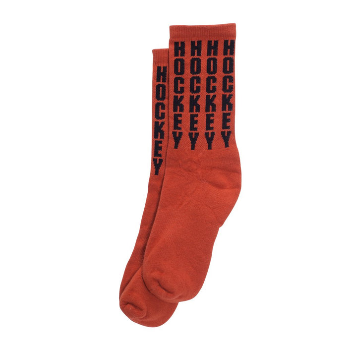 FA Hockey Vertical Socks - Orange