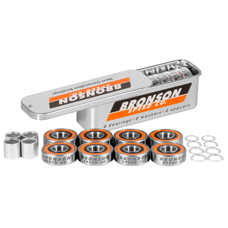 BRONSON SPEED CO. G3 SKATEBOARD BEARINGS-8PK.