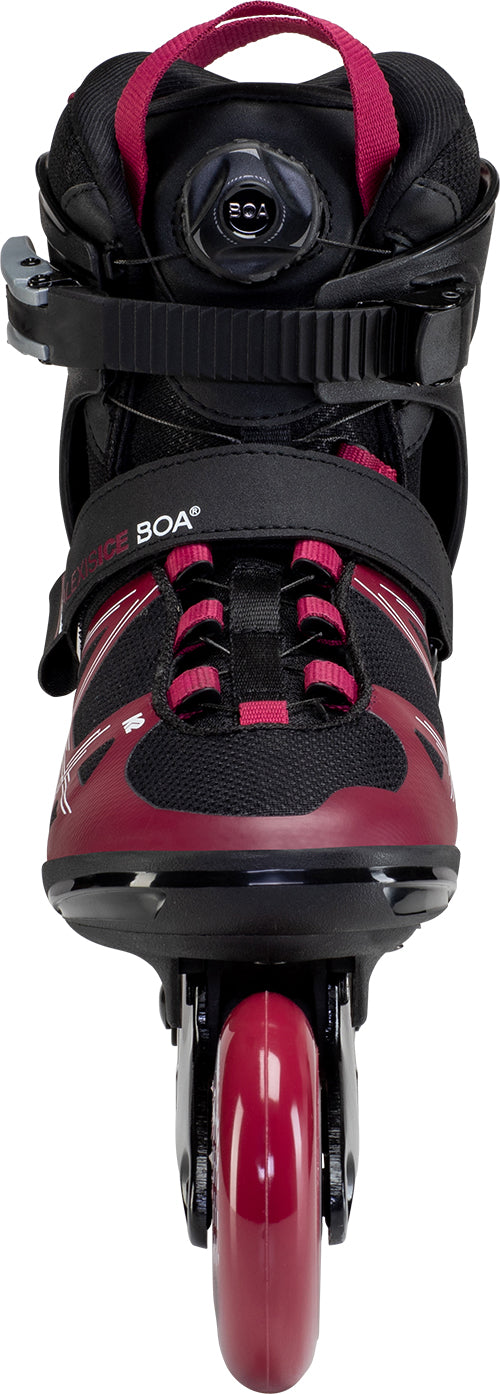 K2 Alexis 90 Women's Inline Skates 2021-Black/Burgandy