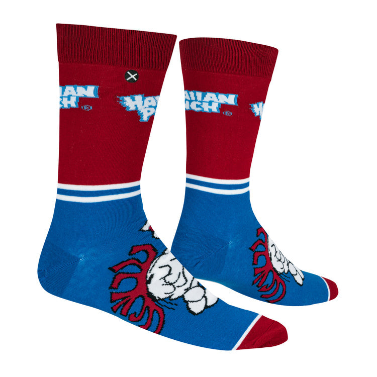 ODD SOX HAWAIIAN PUNCH GUY SOCKS