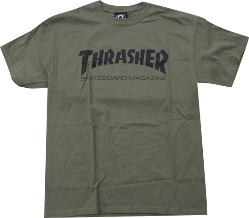 Thrasher Skate Mag Ss S-Army/Blk