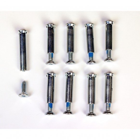 ROLLERBLADE ALUMINUM FRAME AXLES (9 PCS.)