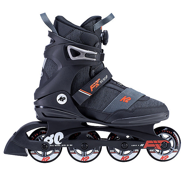 K2 F.I.T. Boa 80 Men's Inline Skate 2021 Black