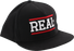 Real Bar Logo Snapback Hat Adj-Black