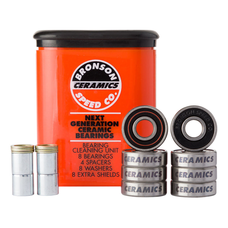 BRONSON SPEED CO. G3 SKATEBOARD BEARINGS-8PK.