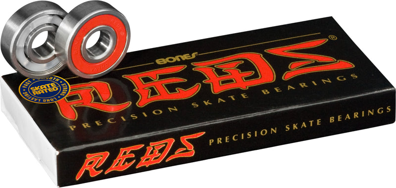 BONES REDS BEARINGS-8MM (8-PACK)